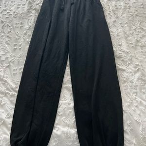 black joggers sweatpants